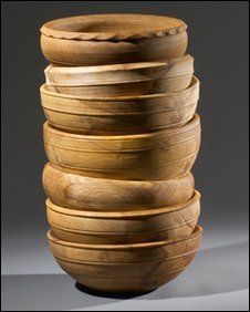Robin Wood's handcrafted wooden bowls
