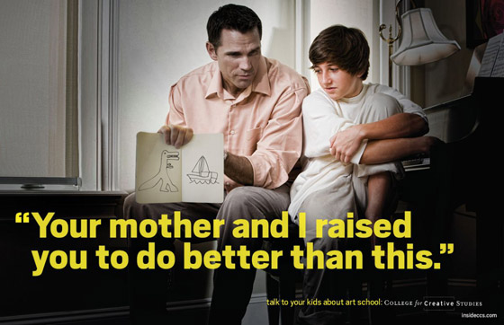 Your mother and I raised you better than this