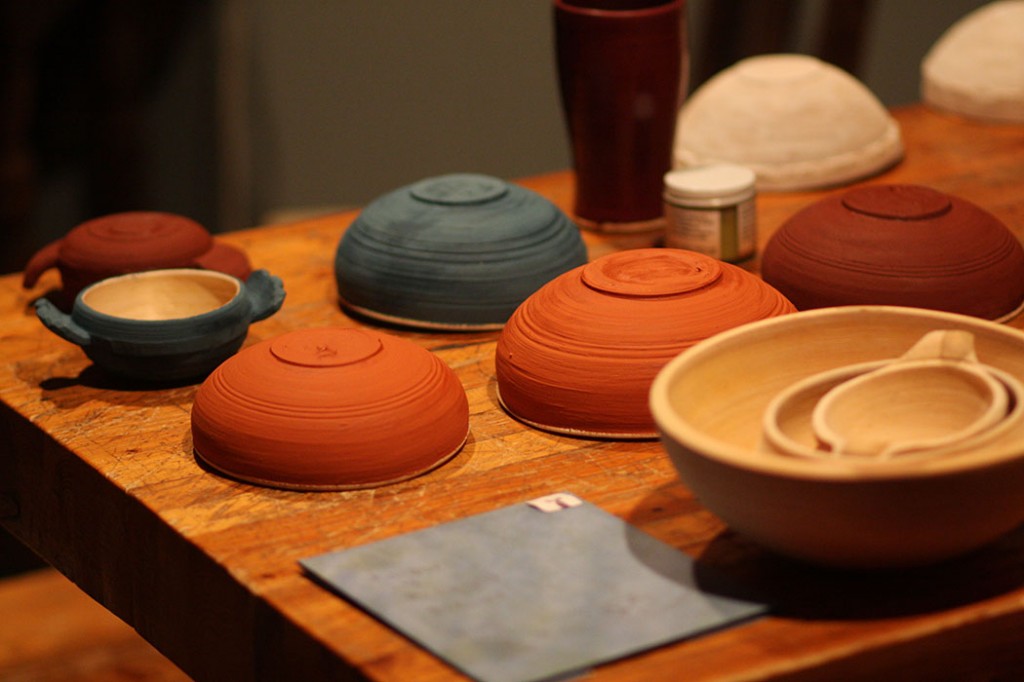 Milk paint, wooden bowls and the spoon gathering Robin Wood